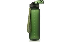 Sports water bottle meteor 1000 ml dark green - Green/black