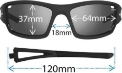 Okulary przeciwsłoneczne Tifosi Dolomite 2.0, 1020100101, matowa czerń, 100% ochrony UV