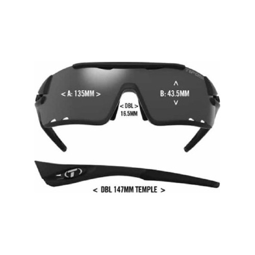 Okulary przeciwsłoneczne Tifosi Davos TIF1460301834, czerwone, 100% ochrona UV