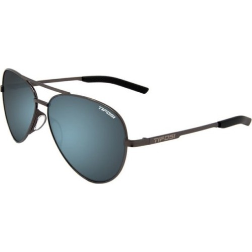 Okulary przeciwsłoneczne Tifosi Shwae Graphite Aviators, czarne, z ochroną UV