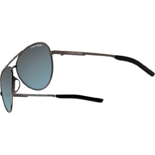 Okulary przeciwsłoneczne Tifosi Shwae Graphite Aviators, czarne, z ochroną UV