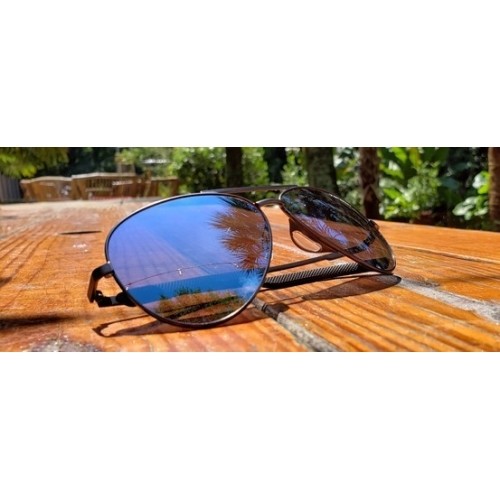 Okulary przeciwsłoneczne Tifosi Shwae Graphite Aviators, czarne, z ochroną UV