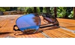 Okulary przeciwsłoneczne Tifosi Shwae Graphite Aviators, czarne, z ochroną UV