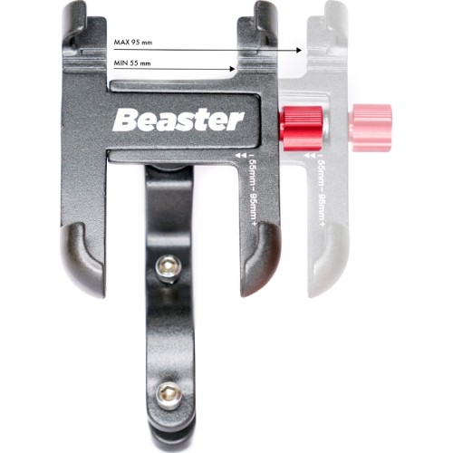 Uchwyt na telefon Beaster BS03S, srebrny