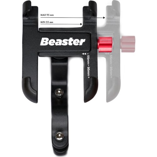 Uchwyt na telefon Beaster BS03B, czarny
