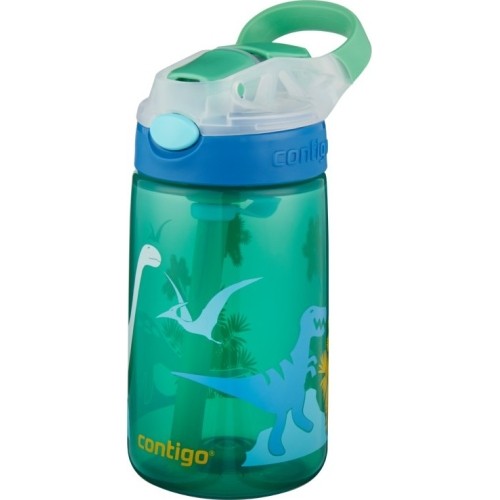 Bidon dziecięcy Contigo Gizmo Green Dino, 2115035, 420 ml