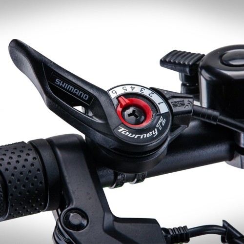 Rower elektryczny Beaster BS115O, 250 W, 36 V, 8,8 Ah, pomarańczowy, składany