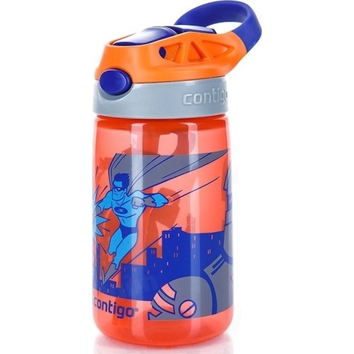 Contigo Gizmo Flip, 420 ml, nektarynka-superbohater.