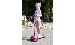 Dziecięca hulajnoga elektryczna Beaster Kids BS02KSP, różowa, od 6 lat