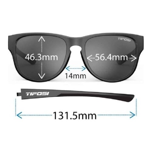 Okulary przeciwsłoneczne Tifosi Smoove Mocha Fade, 1530409471, brązowe, 100% ochrony UV