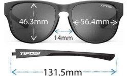 Okulary przeciwsłoneczne Tifosi Smoove Mocha Fade, 1530409471, brązowe, 100% ochrony UV