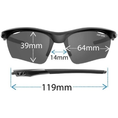 Okulary przeciwsłoneczne Tifosi Vero, 1470500250, czarne, 100% ochrona UV