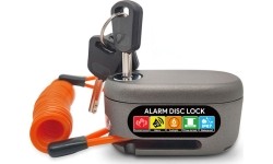 Blokada tarczy hamulcowej hulajnogi elektrycznej z alarmem Beaster BS03ADL, czarny