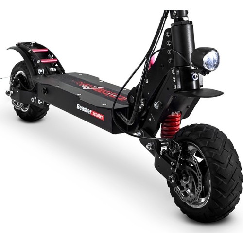 Hulajnoga elektryczna Beaster Scooter BS15PRO, 1200 W, 48 V, 18 Ah, amortyzatory nowej generacji, do jazdy terenowej