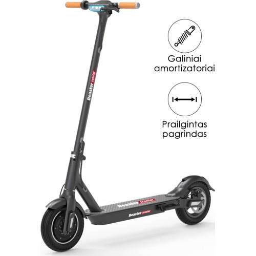 Hulajnoga elektryczna Beaster Scooter BS06BL 350 W, 36 V, 8 Ah, czarna
