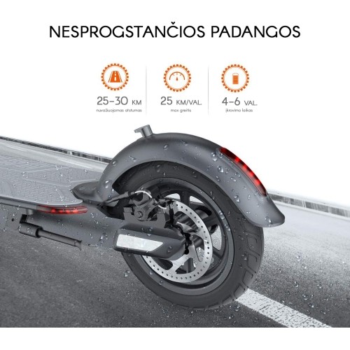 Skuter elektryczny Beaster BS06BL, 350W, 36V, 8Ah, czarny