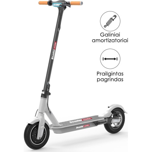 Hulajnoga elektryczna Beaster Scooter BS05W 350 W, 36 V, 8 Ah, biała