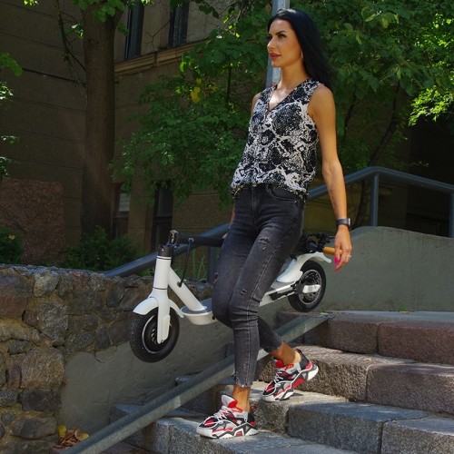 Skuter elektryczny Beaster BS05W, 350W, 36V, 8Ah, biały