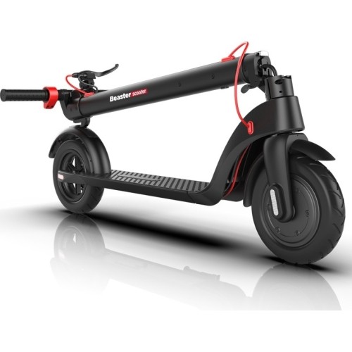 Skuter elektryczny Beaster BS701B, 700 W, 36 V, 6,4 Ah, 25 cm, czarny