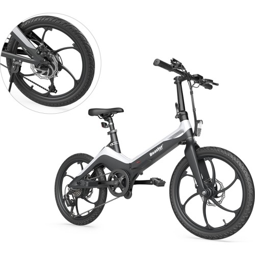 Rower elektryczny Beaster BS90, 250 W, 36 V, 8 Ah, składany