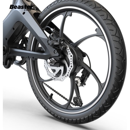 Rower elektryczny Beaster BS95, 250 W, 36 V, 8 Ah, składany
