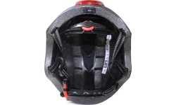 Kask Beaster BS51BL z lampkami LED, rozmiar M, biały
