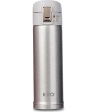 Izolowana próżniowo termobutelka KIRO KI502S, srebrna, 500 ml