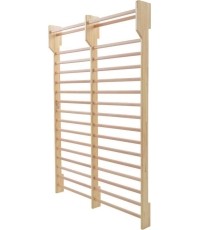 Podwójna drabinka przyścienna Coma-Sport GS-001-2 – 3x1,8 m - Z nakładką