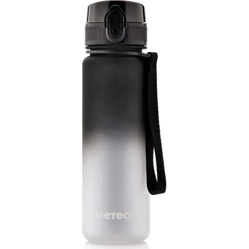 Sportowa butelka na wodę Meteor, 500 ml - Czarny/biały