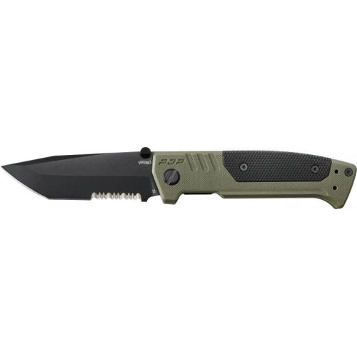 Walther Walther PDP Tanto knife green and black, serrated