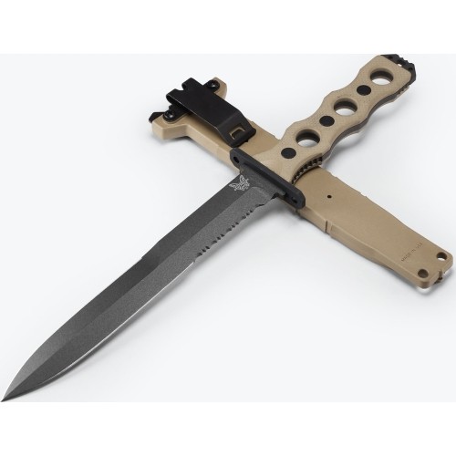 Benchmade 185SBK-1 SOCP FIXED BLADE, CPM-3V