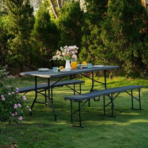 NC1618 STOLIK TURYSTYCZNY 180 CM ANTRACYT NILS CAMP