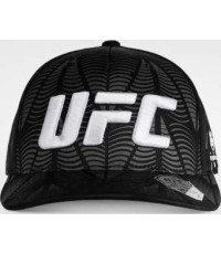 Czapka UFC Zenith by Venum Authentic Fight Night, czarno-biało-pomarańczowa