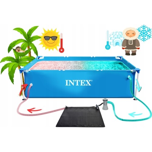 Mata solarna podgrzewająca wodę w basenie Intex 28685