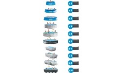 Mata solarna podgrzewacz wody basenu intex 28685