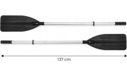 Wiosła aluminiowe INTEX do kajaka, 2 szt., pojedyncze pióro, 137 cm