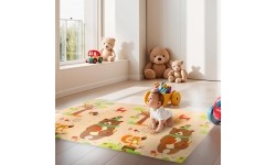 Dziecięca mata składana MD05 Forest 190x150 cm NILS Fun