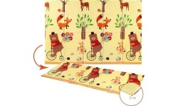 Dziecięca mata składana MD05 Forest 190x150 cm NILS Fun