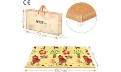 MD05 KIDS FOLDING MAT FOREST 190x150CM NILS FUN