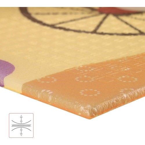 MD05 KIDS FOLDING MAT FOREST 190x150CM NILS FUN