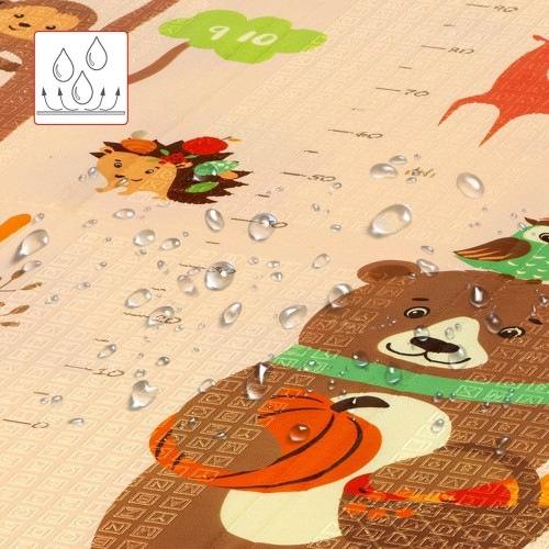 Dziecięca mata składana MD05 Forest 190x150 cm NILS Fun
