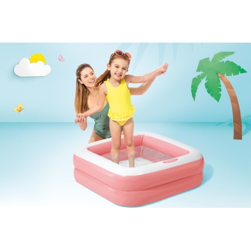 Basen brodzik dla dzieci pompowany 57100 Jasny Róż - INTEX