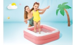 Basen brodzik dla dzieci pompowany 57100 Jasny Róż - INTEX