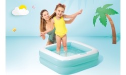 Basen brodzik dla dzieci pompowany 57100 Niebieski - INTEX