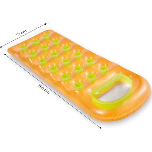 Dmuchany materac do pływania 188 x 71 cm pomarańczowy - 58895 INTEX