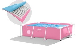 Basen ogrodowy stelażowy duży prostokątny 220 x 150 cm INTEX 28266