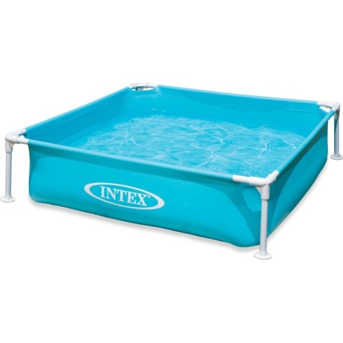 Basen stelażowy kwadratowy brodzik dla dzieci 122x122x30 cm INTEX 57173