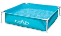 Basen stelażowy kwadratowy brodzik dla dzieci 122x122x30 cm INTEX 57173