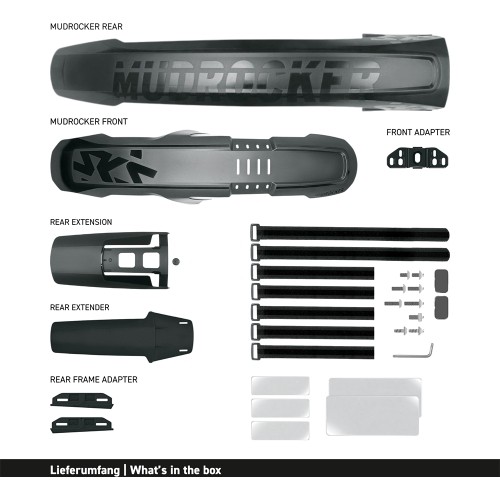 Purvasaugių komplektas SKS Mudrocker Set // 27.5-29" (juoda)