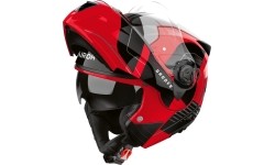 Flip-Up Motorcycle Helmet AIROH SPECKTRE Groove P/J Glossy Red